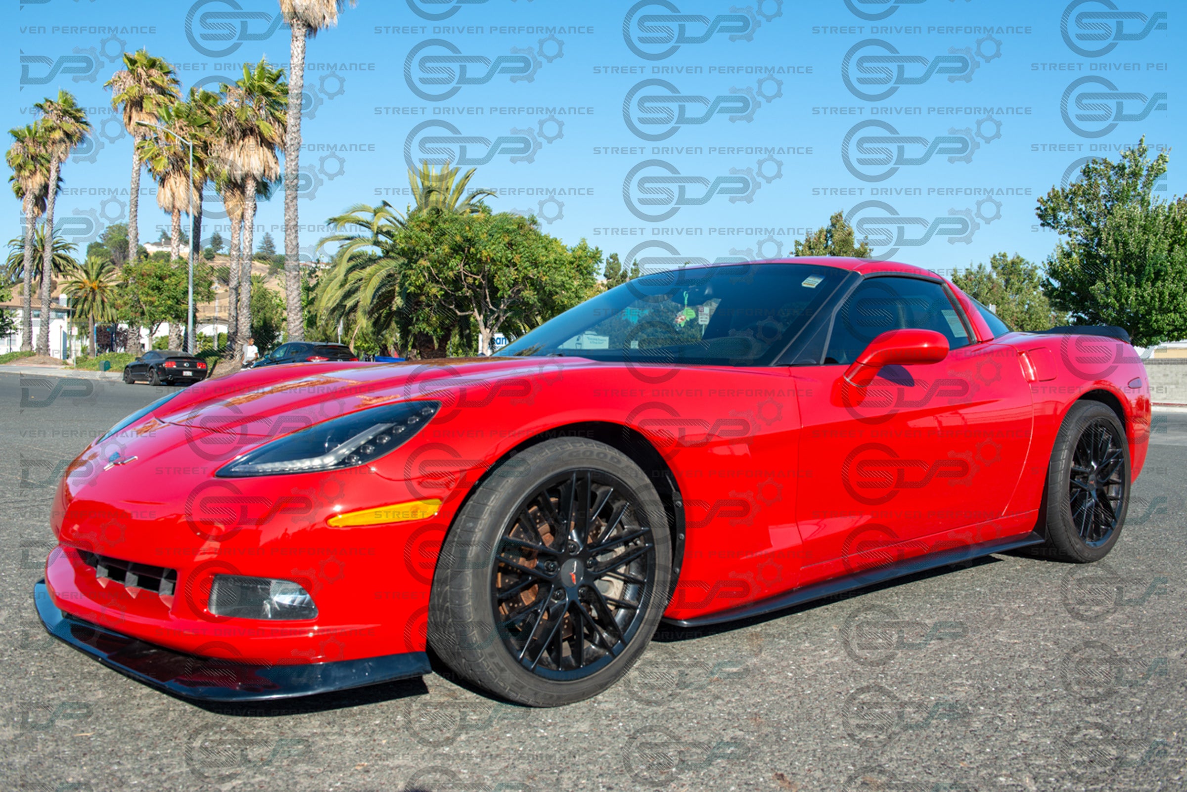 2005-2013 C6 Corvette - Base Model - ZR1 Conversion Side Skirts / Rocker Panels / Ground Effects with Mud Flaps